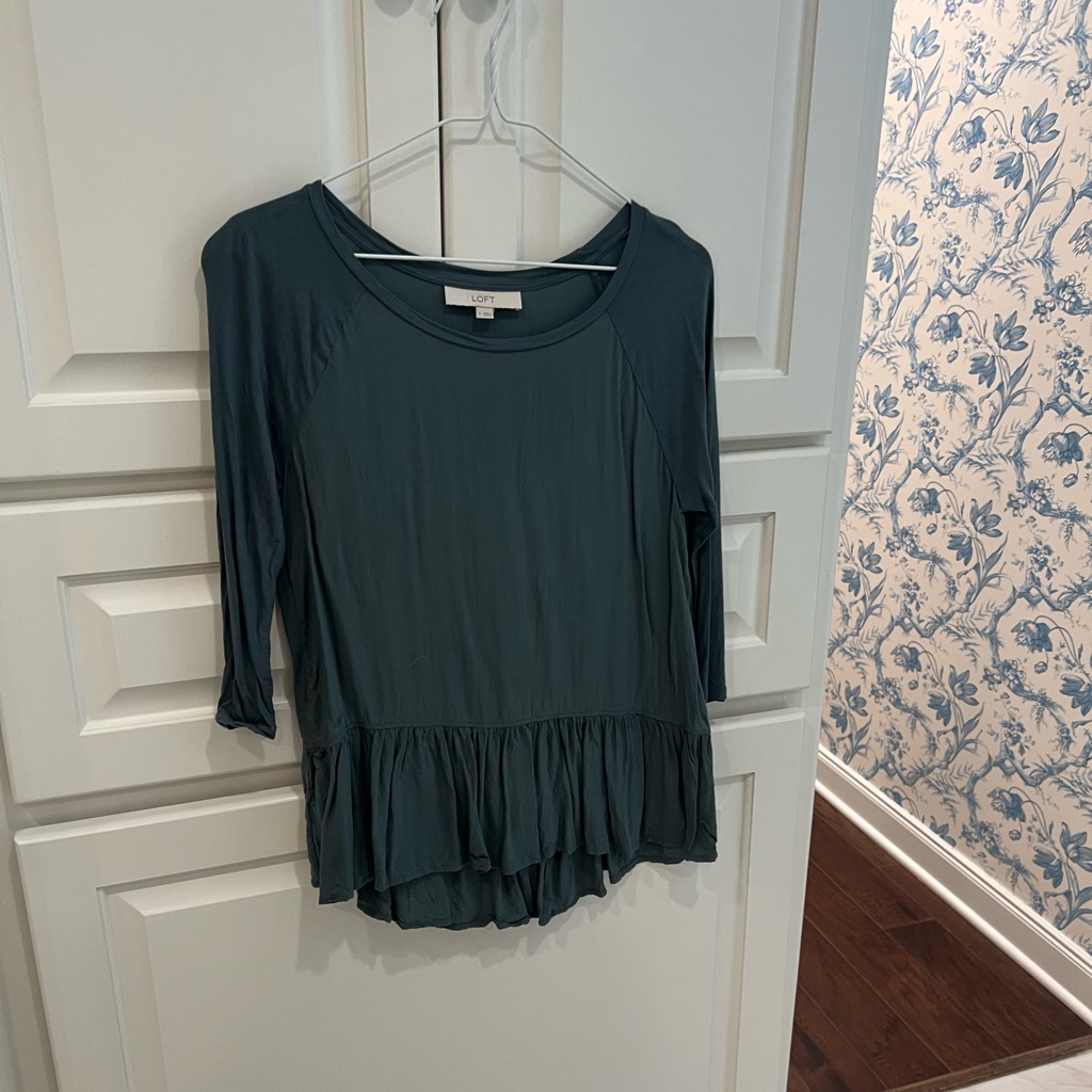 Teal/Green Loft Top
